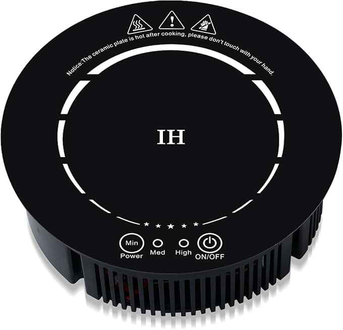 Small 500W 120V Portable Induction Cooktop