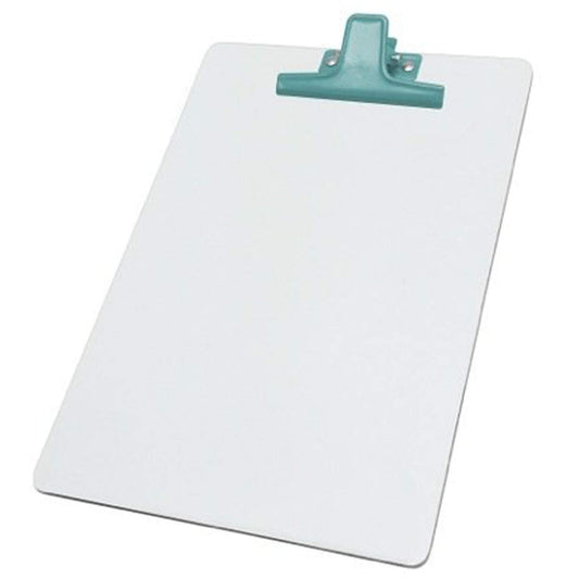 White A4 Clipboard with Metal Clip, Pack of 6
