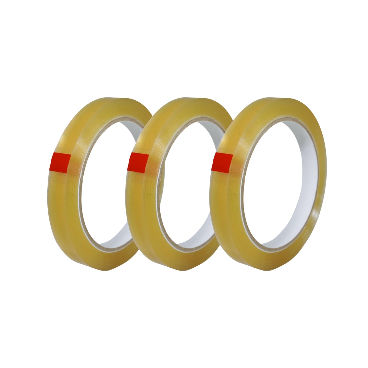 Biodegradable Clear Cellophane Tape, 1/2 in. x 72 yds., 3-pack