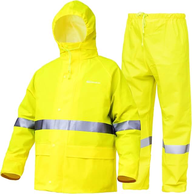 Heavy Duty Waterproof Rain Suit for Men