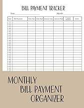 Monthly Bill Payment Tracker and Organizer