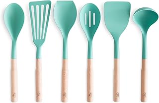7-Piece Nylon and Wood Kitchen Utensil Set