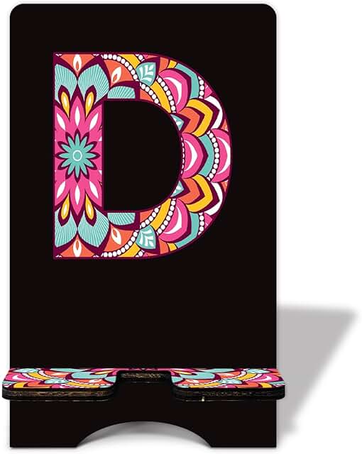 Personalized Wooden Phone Stand for Desk or Office