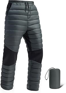 Men's Warm Quilted Insulated Winter Pants