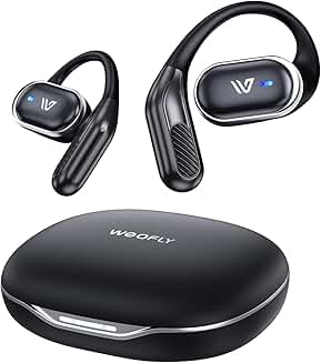 Wireless Open Ear Headphones with Mic and Waterproofing