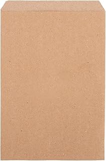 Small natural kraft paper shopping bags, 6¼ x 9¼ inches, case of 1000