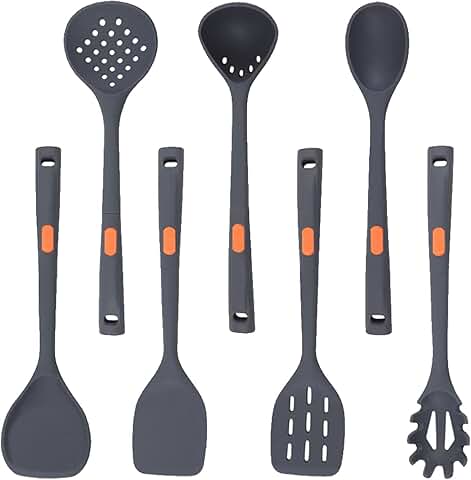 7-Piece Food Grade Silicone Kitchen Utensil Set