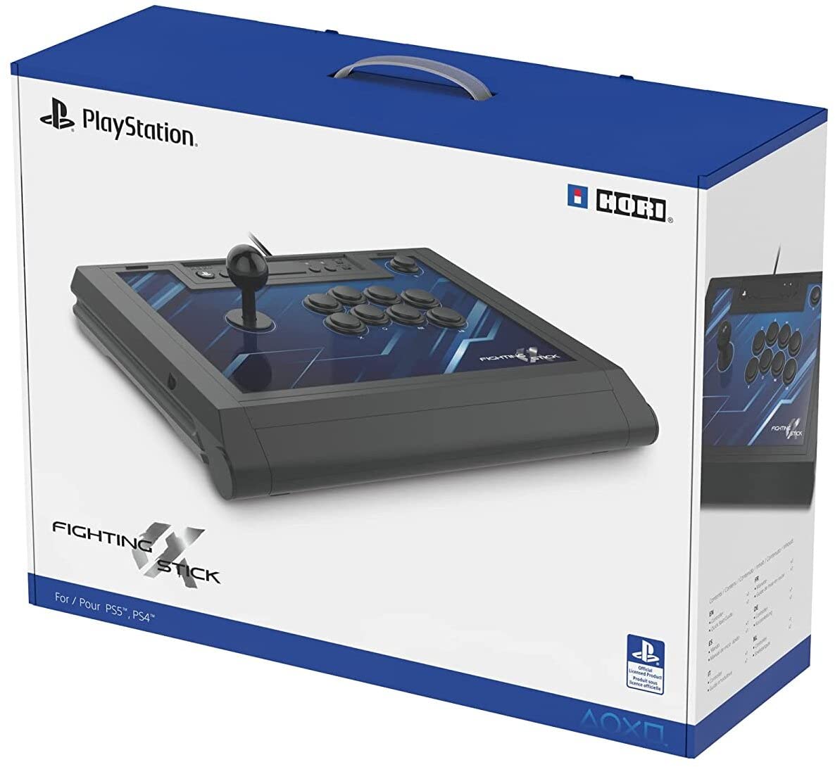 PlayStation 5 Fighting Stick Alpha - Tournament Grade Fightstick for PS5, PS4, PC - Officially Licensed by Sony