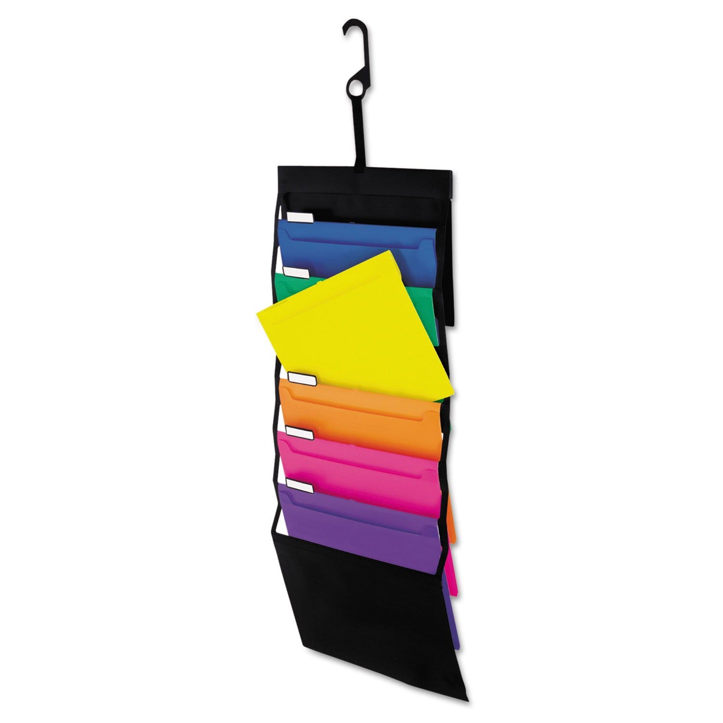Hanging Wall Organizer with Color Folders