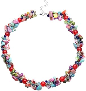 Colorful Beaded Boho Necklaces for Women