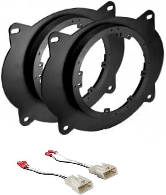 6x9 to 6.5 inch Front Door Speaker Adapter Plates and Harness