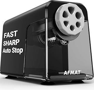 Heavy Duty Electric Pencil Sharpener with 6 Holes