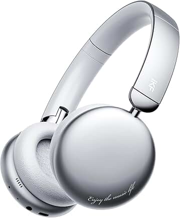 Wireless over-ear Bluetooth headphones with 90-hour playback