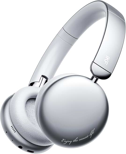 Wireless over-ear Bluetooth headphones with 90-hour playback