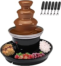 3-Tier Chocolate Fountain with Fruit Plate