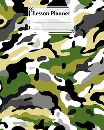 Lesson Planner with 121 Pages and Leopard Cover