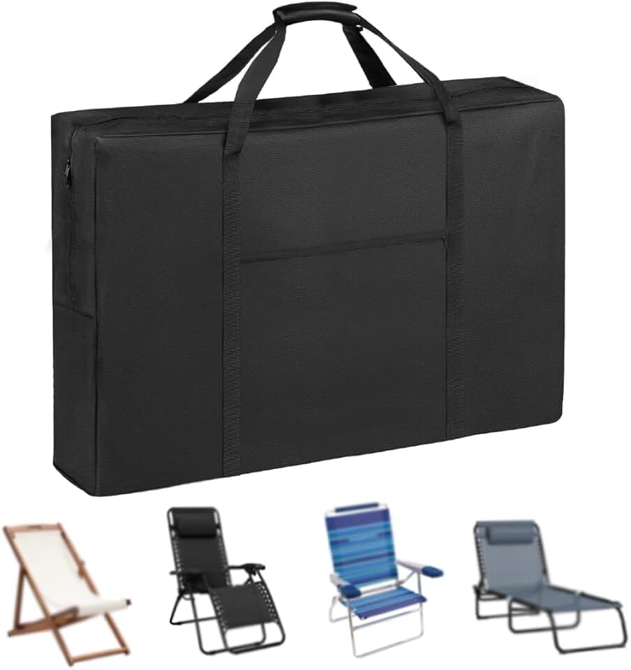 Large Water-Resistant Folding Chair Storage Bag