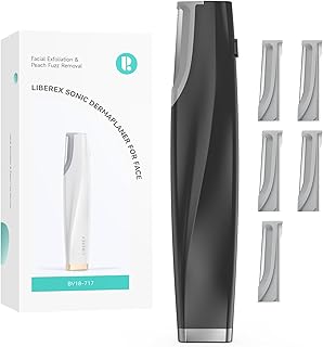 Rechargeable Facial Dermaplaning Tool with 6 Blades