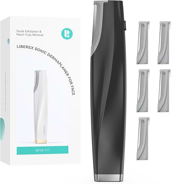 Rechargeable Facial Dermaplaning Tool with 6 Blades