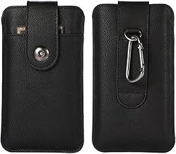 PU Leather Phone Belt Holster Case for Moto G and Galaxy S21