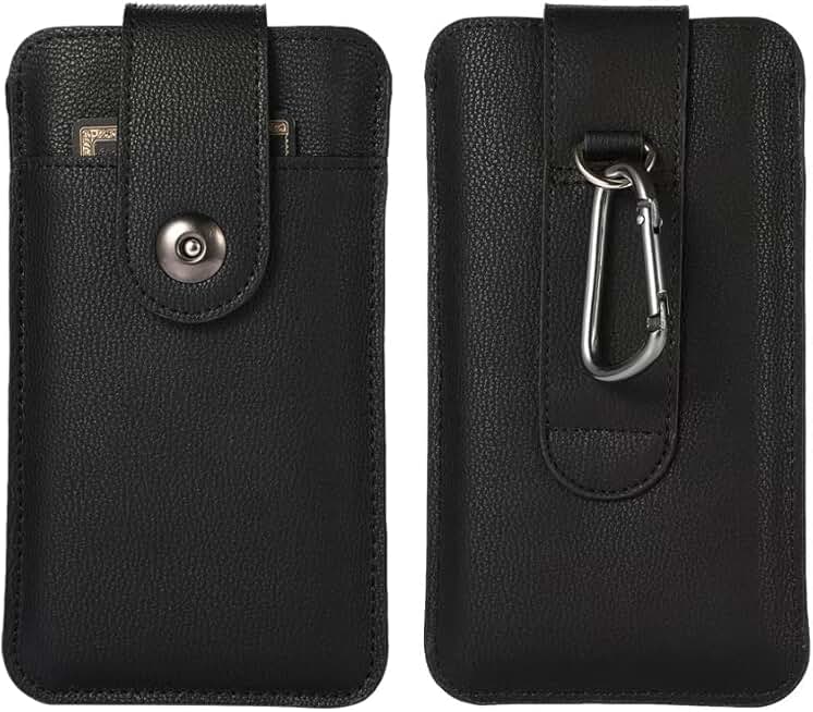 PU Leather Phone Belt Holster Case for Moto G and Galaxy S21