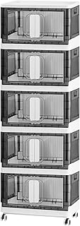 Folding Storage Organizer with Silent Casters