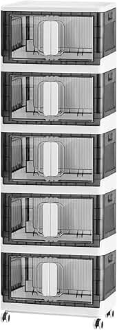 Folding Storage Organizer with Silent Casters