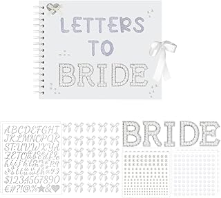 Letters to the Bride Wedding Scrapbook with 40 Pages