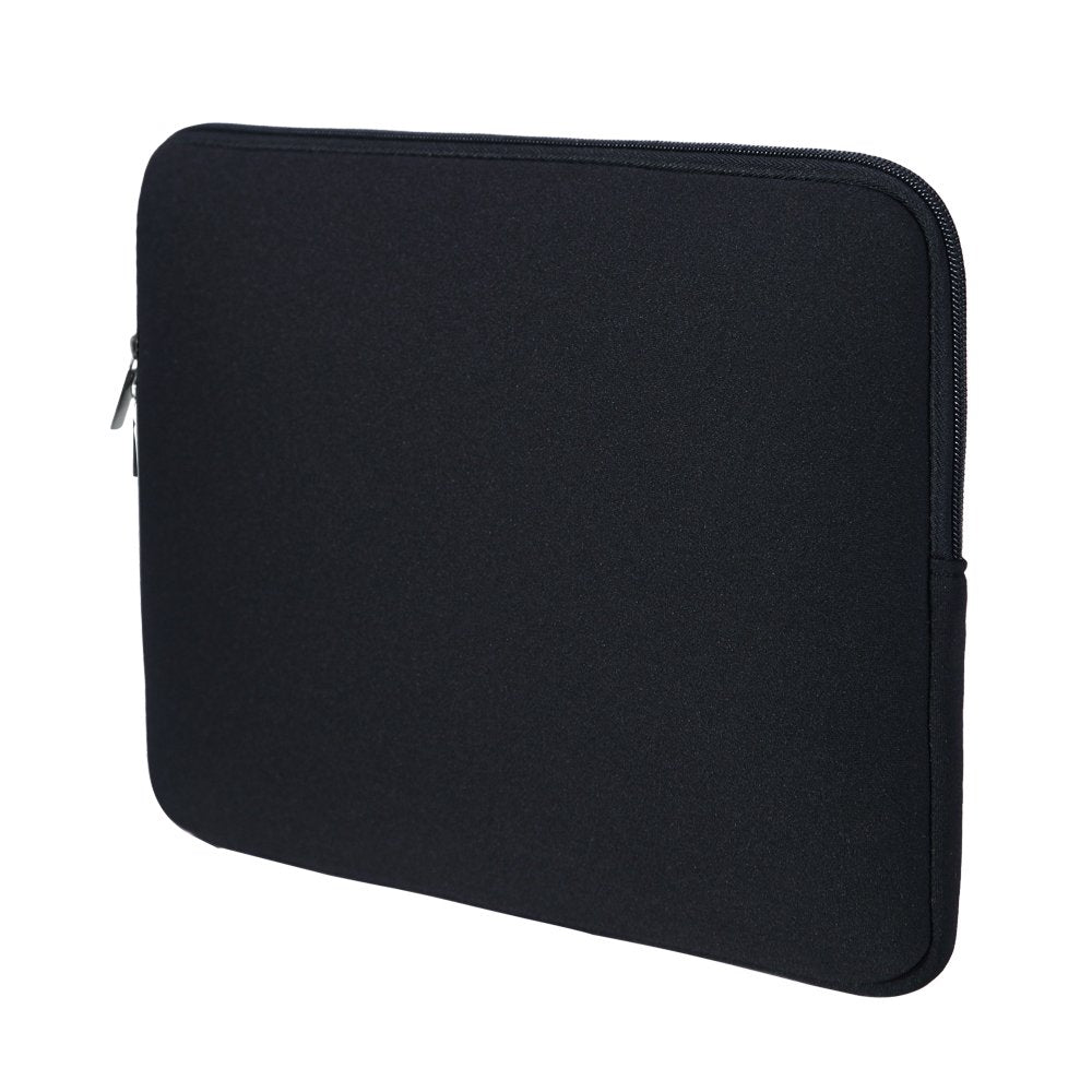 14 Inch Laptop Sleeve Case Protective Soft Padded Zipper Cover Carrying Computer Bag Compatible with 14" Notebook Chromebook Tablet Ultrabook(Black)