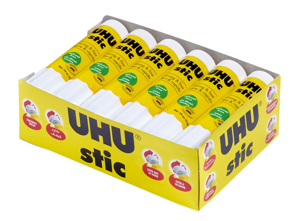 12 White All-Purpose Glue Sticks