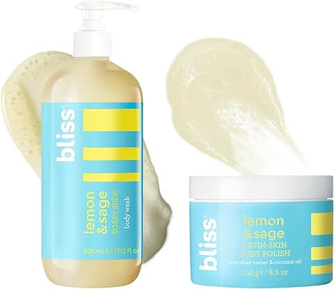 Lemon Love Exfoliating Body Wash and Scrub Duo