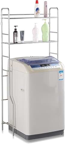Stainless Steel 2-Tier Over Washer Dryer Shelf