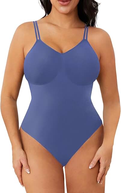 Sleeveless Tummy Control Shapewear Bodysuit for Women