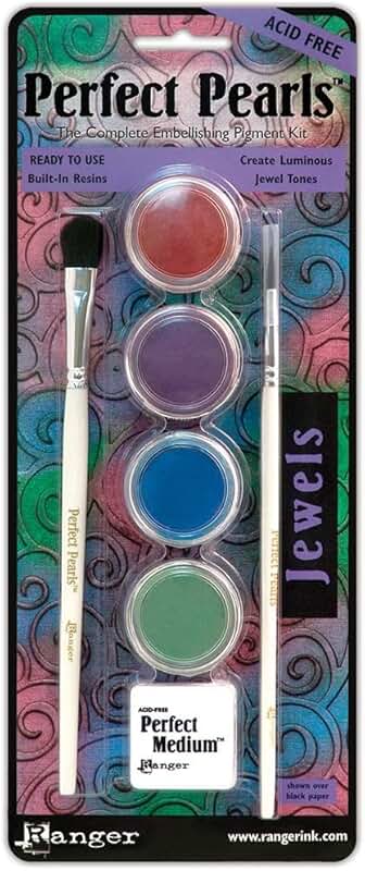 Perfect Pearls Embellishment Pigment Kit with Jewels