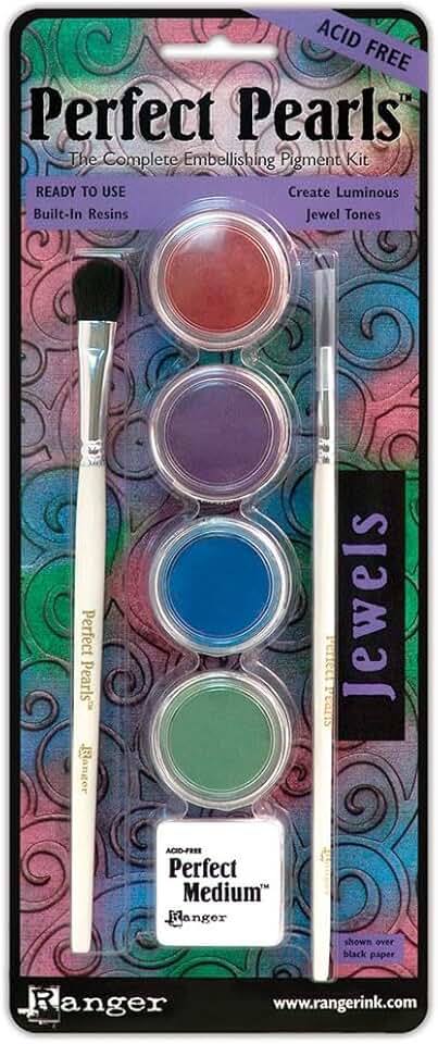 Perfect Pearls Embellishment Pigment Kit with Jewels