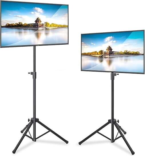 Portable LED TV Tripod Stand for 32-inch Screens