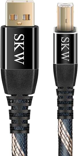 USB 2.0 DAC Audio Cable for Computer to Headphone or Sound Card