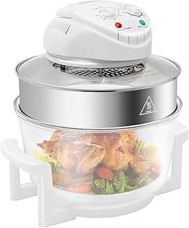 17L Glass Electric Turbo Convection Oven with Temperature Control