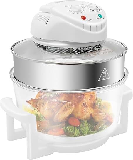 17L Glass Electric Turbo Convection Oven with Temperature Control