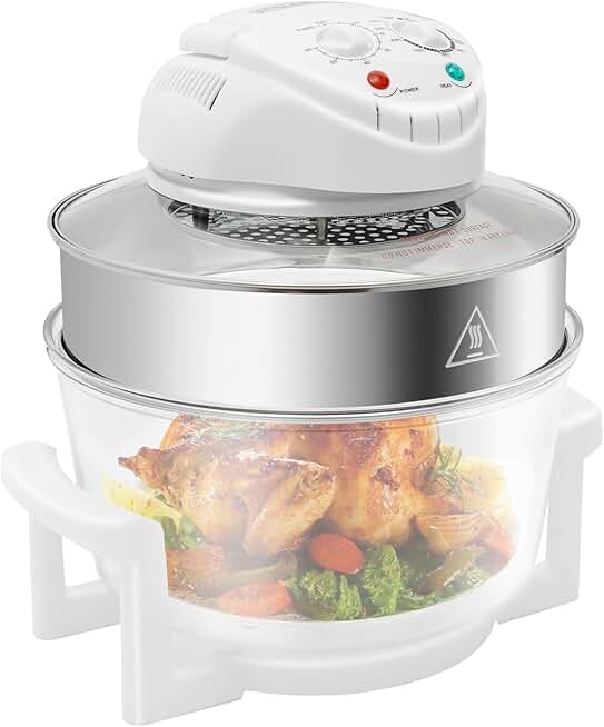 17L Glass Electric Turbo Convection Oven with Temperature Control