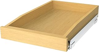 Wooden Pull-Out Cabinet Organizer, 17" W x 21" D x 3.35" H