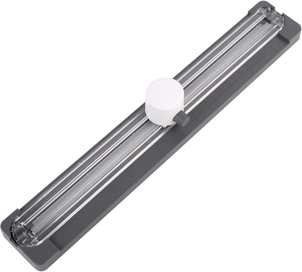 12-Inch Multi-Function Paper Cutter with Straight, Wave, Perforated Blades