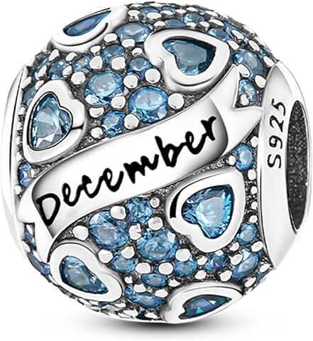 Sterling Silver Birthstone Charms for Jewelry