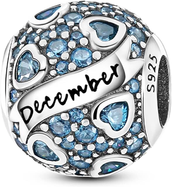 Sterling Silver Birthstone Charms for Jewelry
