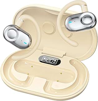 Open Ear Wireless Headphones with 16mm Speakers
