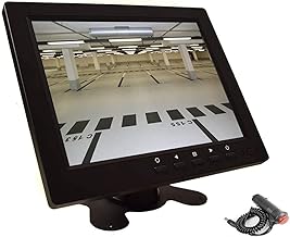 8-Inch CCTV Monitor with HDMI, VGA, AV, USB, and Built-in Speaker