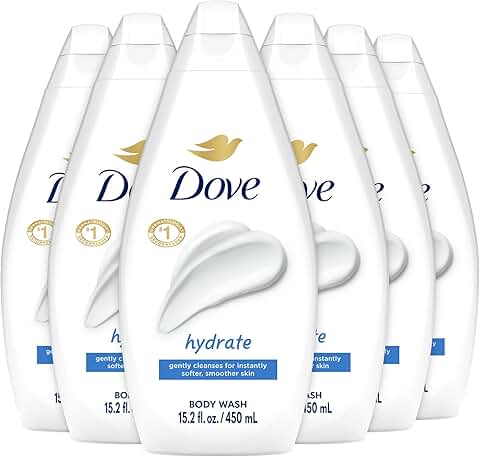 Hydrating Body Wash 6-Pack for Soft Skin