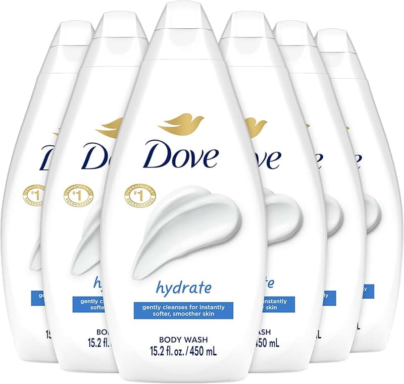 Hydrating Body Wash 6-Pack for Soft Skin