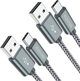 2-Pack 3FT USB Type C Charging and Sync Cables