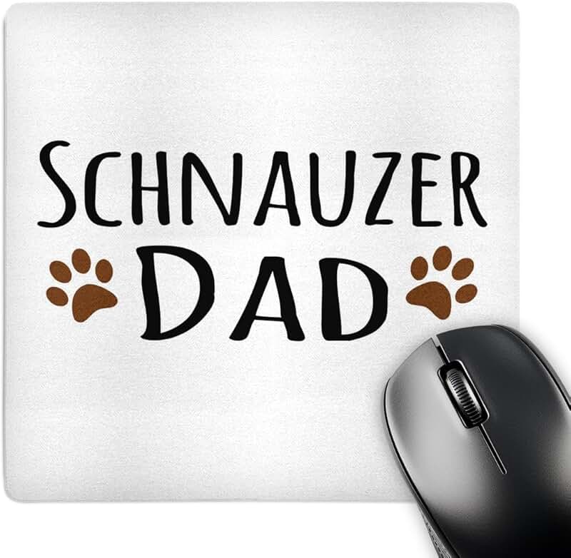 Muddy brown paw prints dog lover mouse pad